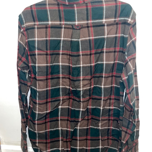 Eddie Bauer Flannel Button down plaid Men’s size Medium - Picture 5 of 6